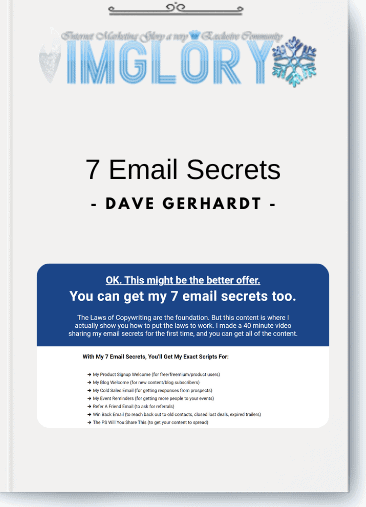 Special Offer Dave Gerhardt – 7 Email Secrets [Special Offer] Dave Gerhardt – 7 Email Secrets