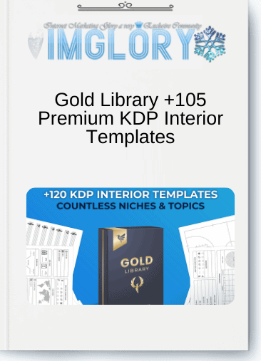 Special Offer Gold Library 105 Premium KDP Interior Templates [Special Offer] Gold Library +105 Premium KDP Interior Templates