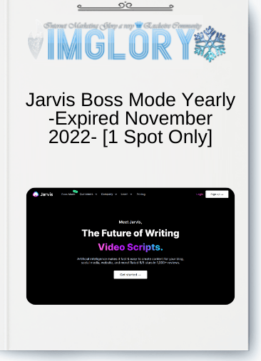 Special Offer Jarvis Boss Mode Yearly Expired November 2022 [Special Offer] Jarvis Boss Mode Yearly -Expired November 2022