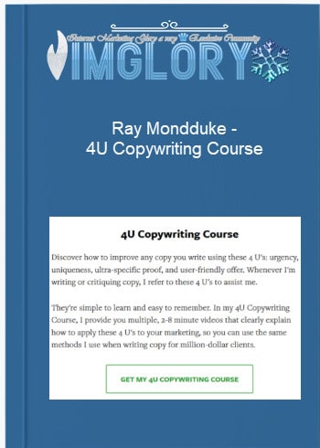 Special Offer Ray Mondduke – 4U Copywriting Course [Special Offer] Ray Mondduke – 4U Copywriting Course