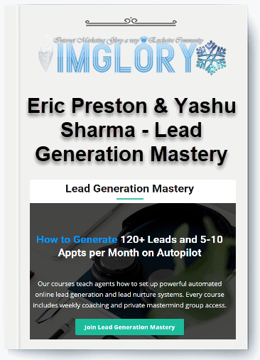 Free Share Eric Preston Yashu Sharma – Lead Generation [Free Share] Eric Preston & Yashu Sharma – Lead Generation Mastery