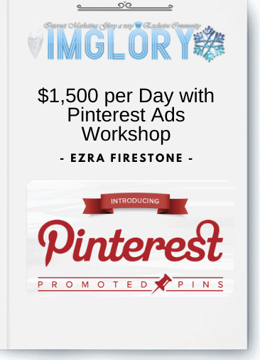 Free Share Ezra Firestone – 1500 per Day with Pinterest [Free Share] Ezra Firestone – $1,500 per Day with Pinterest Ads Workshop