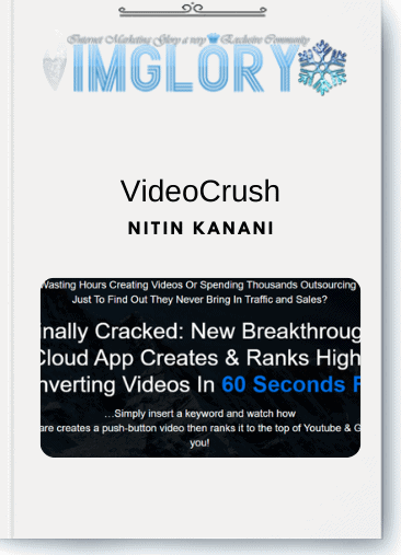 Free Share Nitin Kanani – VideoCrush [Free Share] Nitin Kanani – VideoCrush