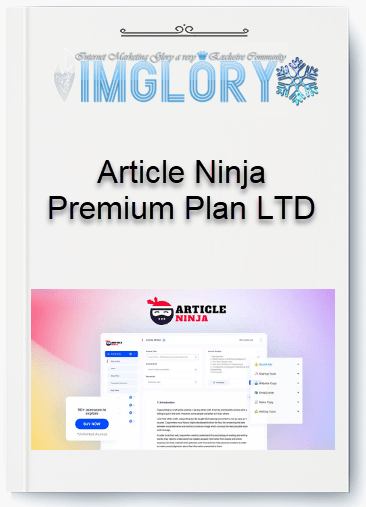 Group Buy Article Ninja Premium Plan LTD [Group Buy] Article Ninja Premium Plan LTD