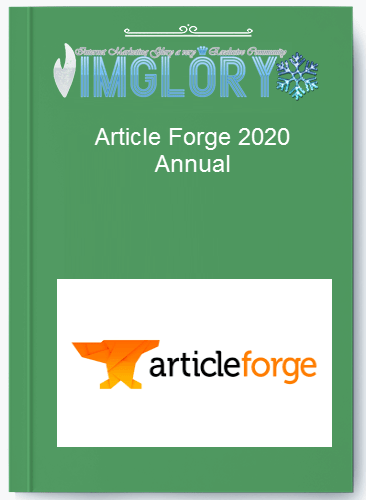 Group Buy Article Forge 40 Annual [Group Buy] Article Forge 4.0 Annual