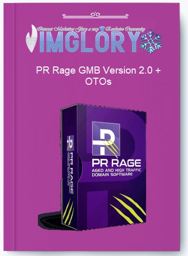 Group Buy PR Rage GMB Edition 20 OTOs [Group Buy] PR Rage GMB Edition 2.0 + OTOs