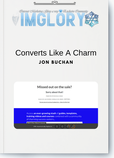 Special Offer Jon Buchan – Converts Like A Charm [Special Offer] Jon Buchan – Converts Like A Charm